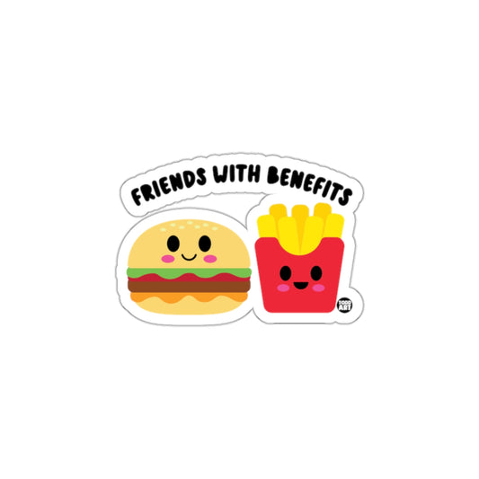 Cute Friends With Benefits Funny Food Sticker