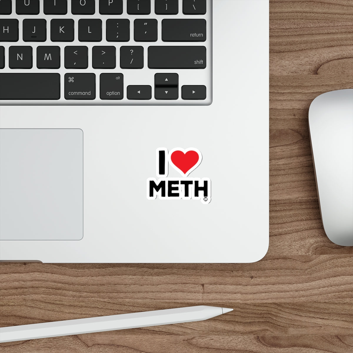 I Love METH Bold Edgy Graphic Statement Sticker 