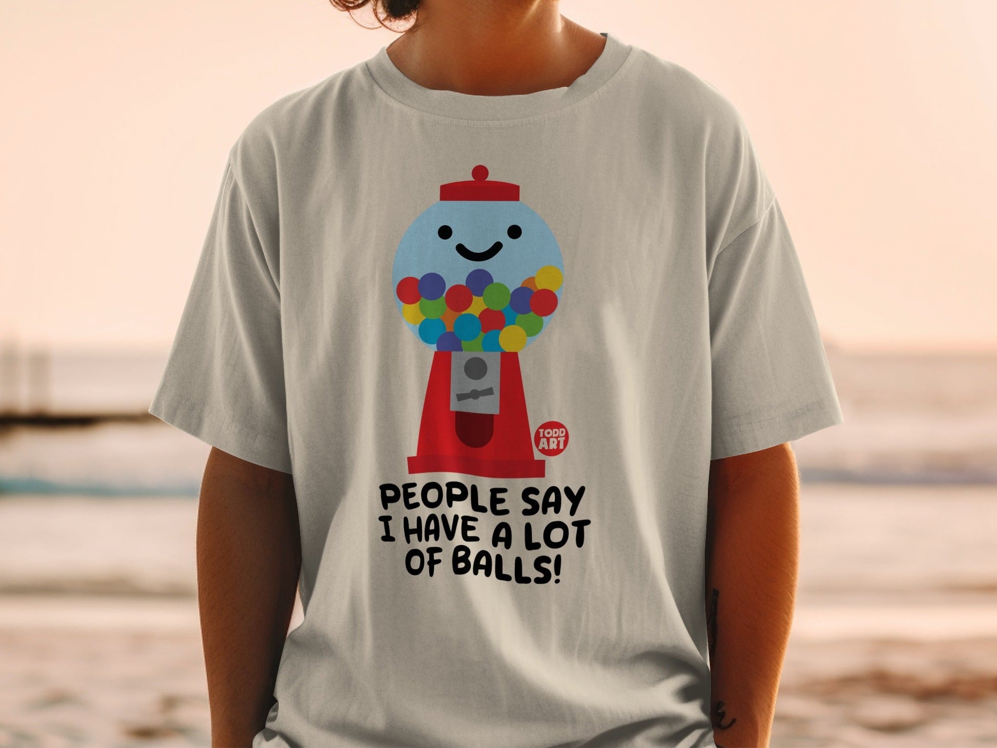 Funny Gumball Machine Quote T-Shirt for Men Women