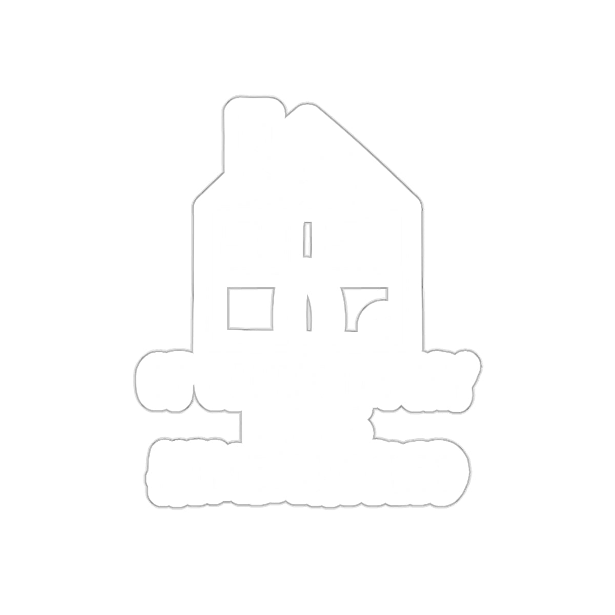 House Shaped Custom Home Decor Sign