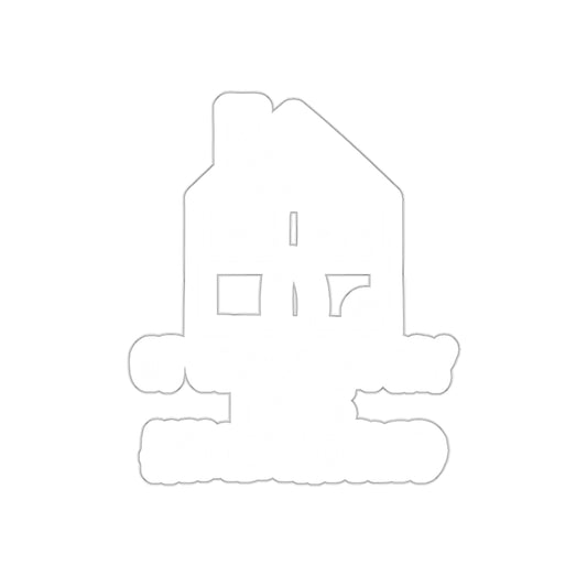 House Shaped Custom Home Decor Sign