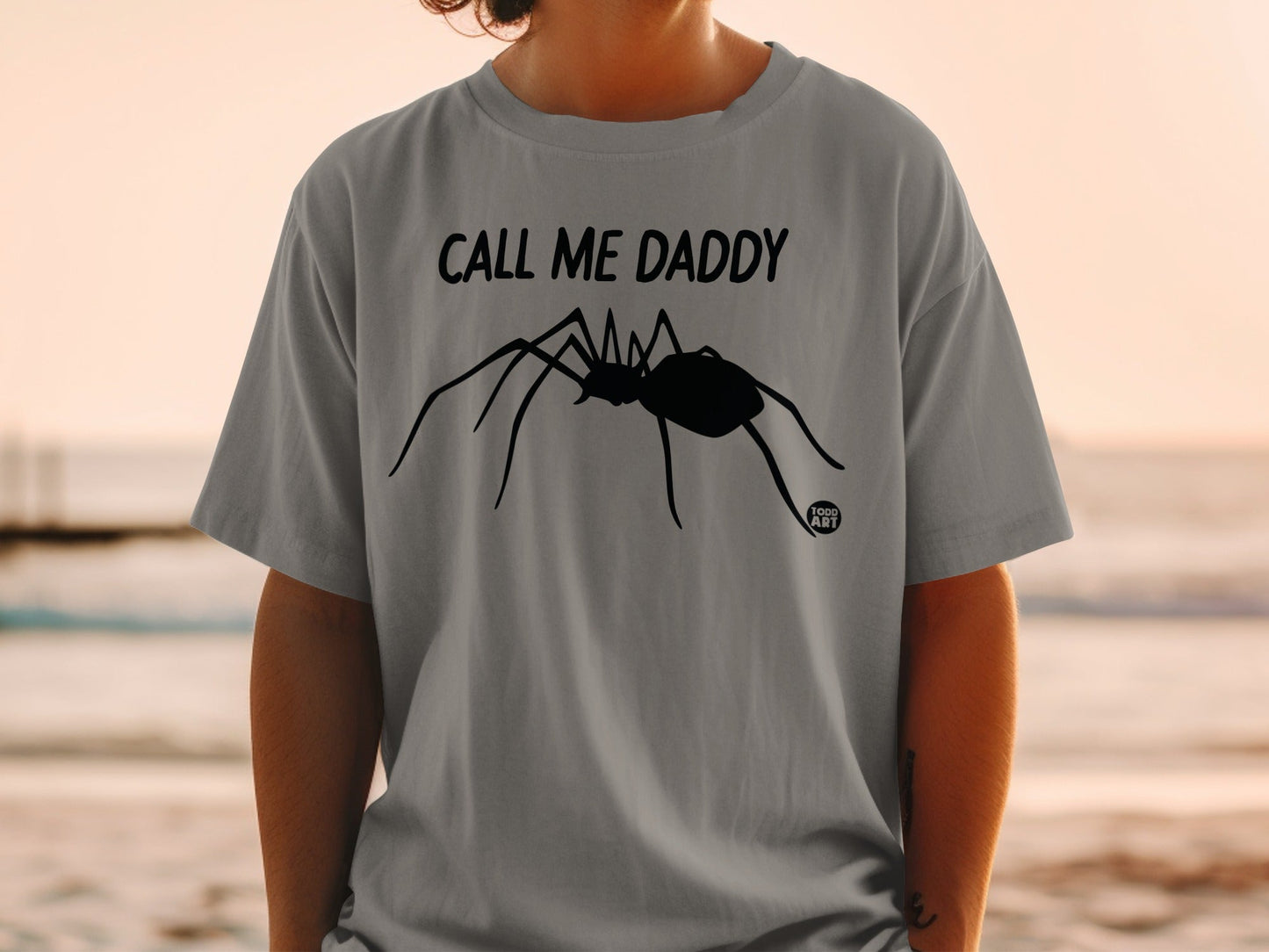 CALL ME DADDY Spider Graphic Unisex Shirt
