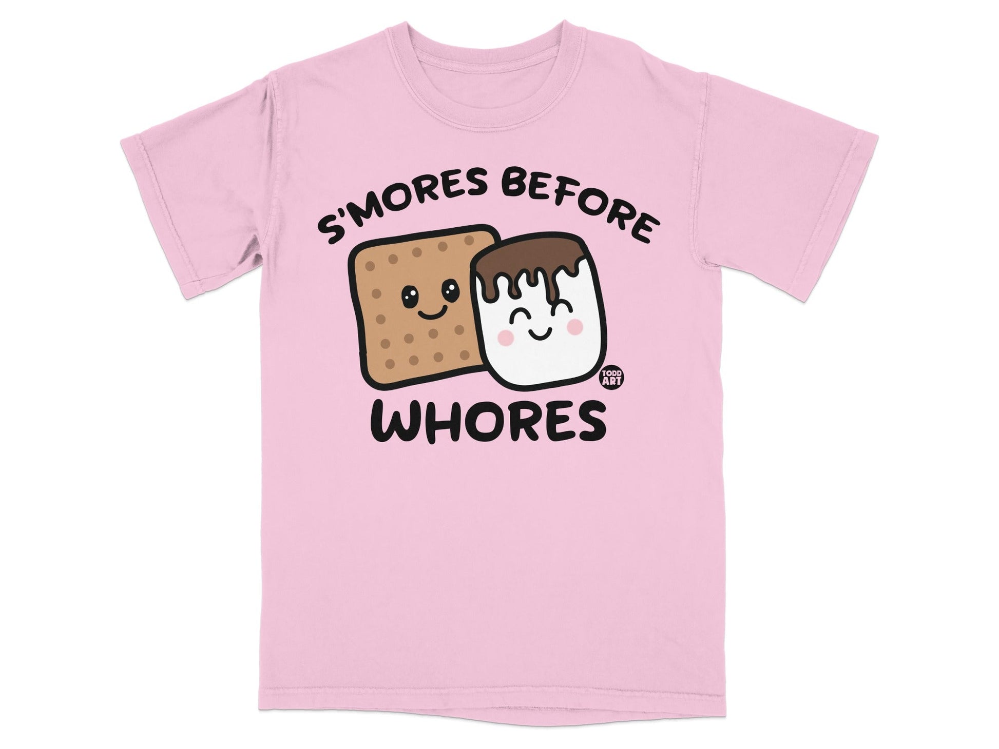 S'mores Before Whores Funny Pink T-shirt