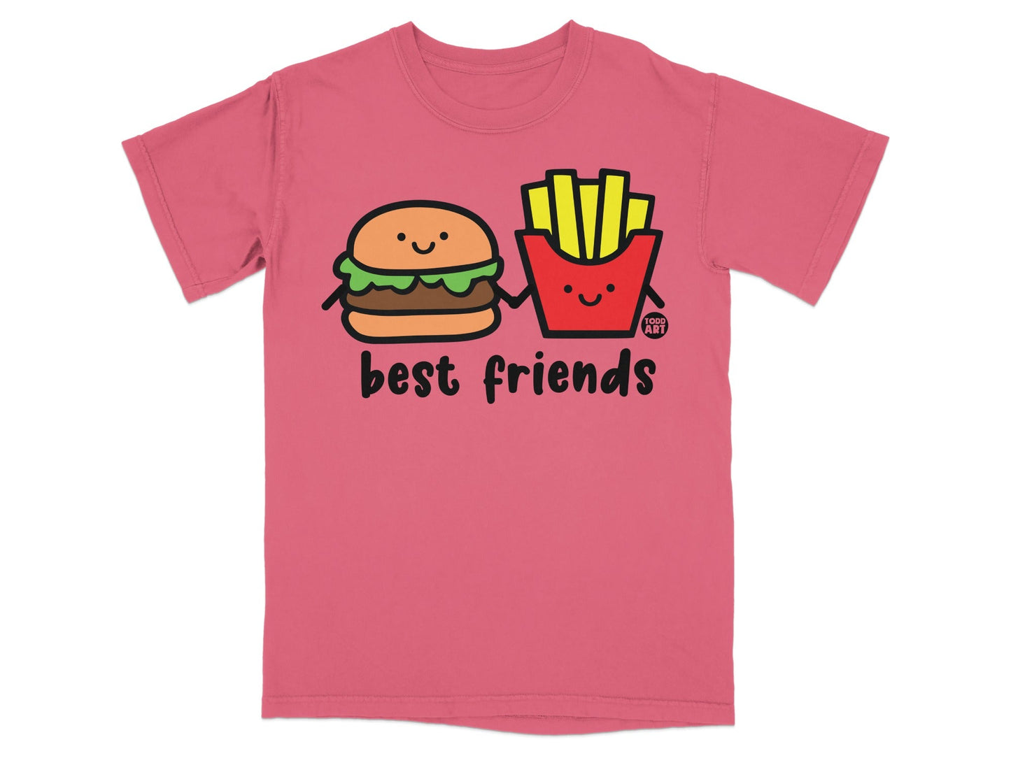 Best Friends Burger and Fries Graphic T-shirt