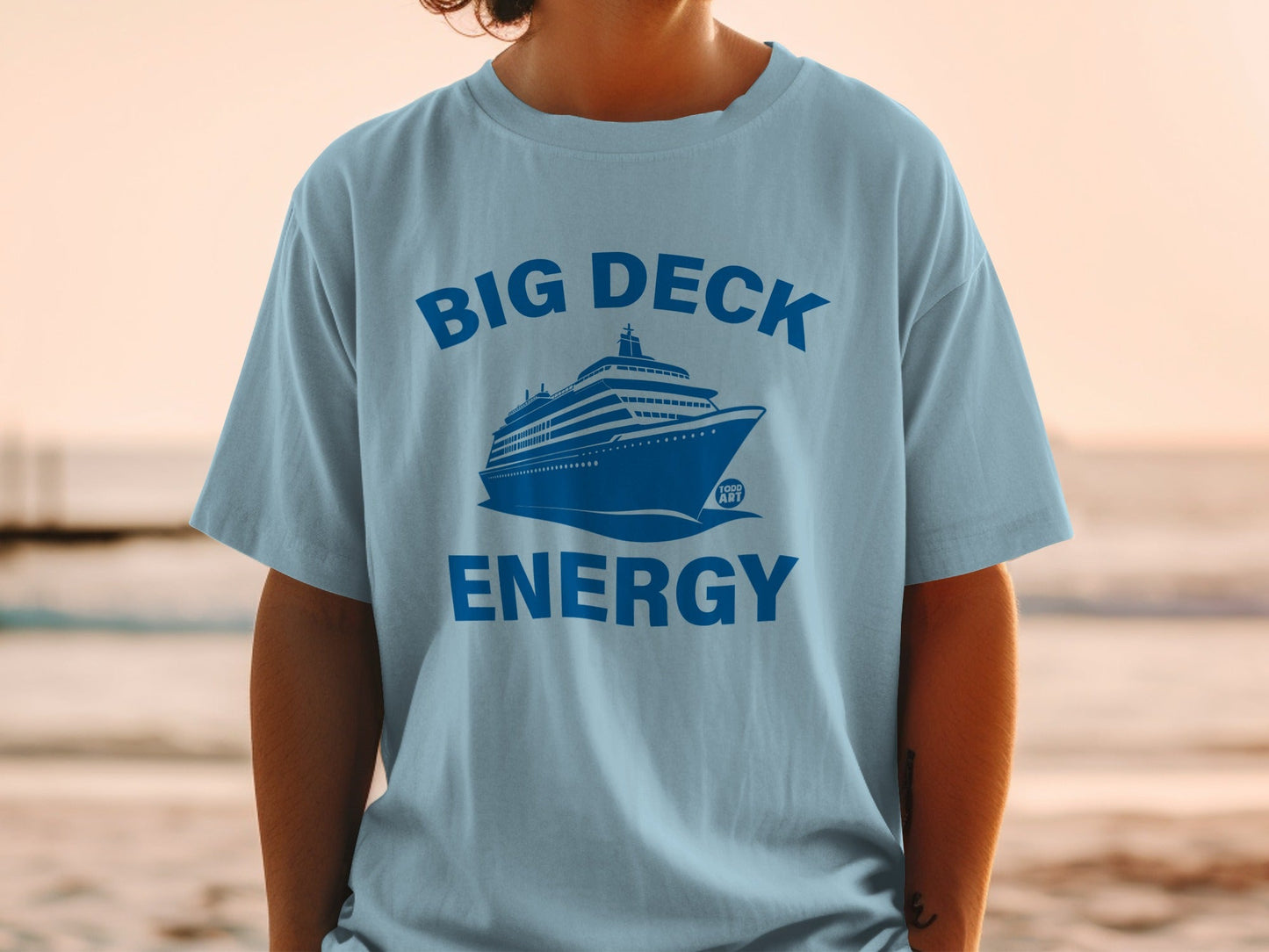 Big Deck Energy Cruise Ship Graphic Tee
