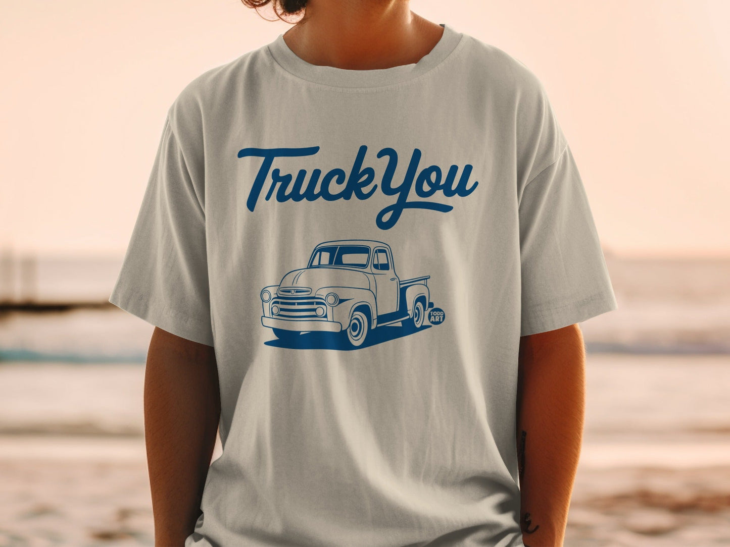 Truck You Retro Classic Car Graphic T-Shirt Product