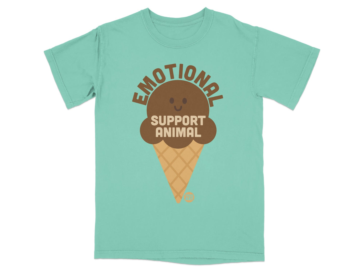 Emotional Support Animal Ice Cream Graphic T-Shirt