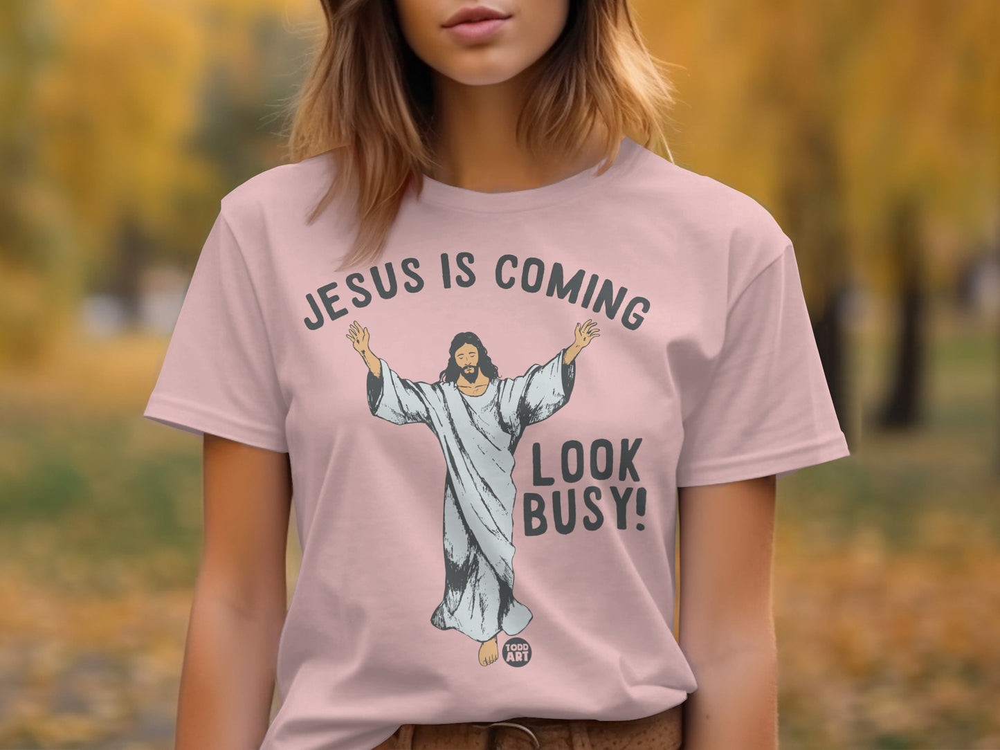Jesus Is Coming Look Busy Graphic T-Shirt product
