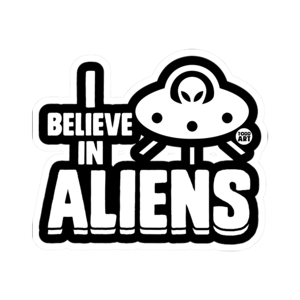 I Need Mt Space Todd Art Sticker