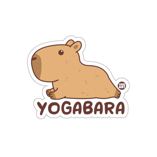 Yogabara Cute Capybara Cartoon Sticker
