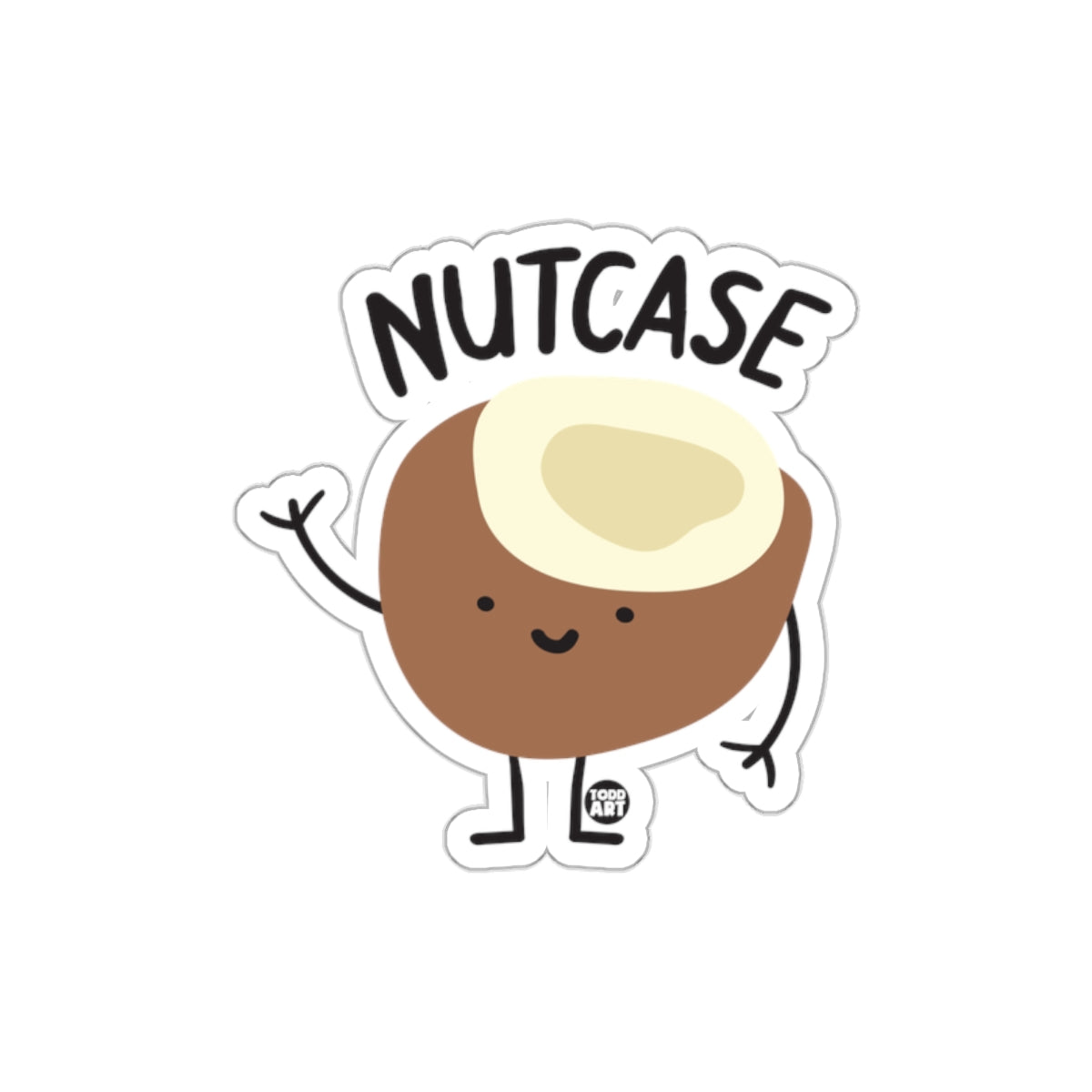 Nutcase Cartoon Character Sticker Toy Fun Gift Item