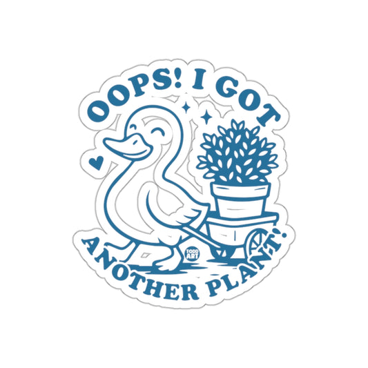Oops I Got Another Plant Duckling Illustration Stickers