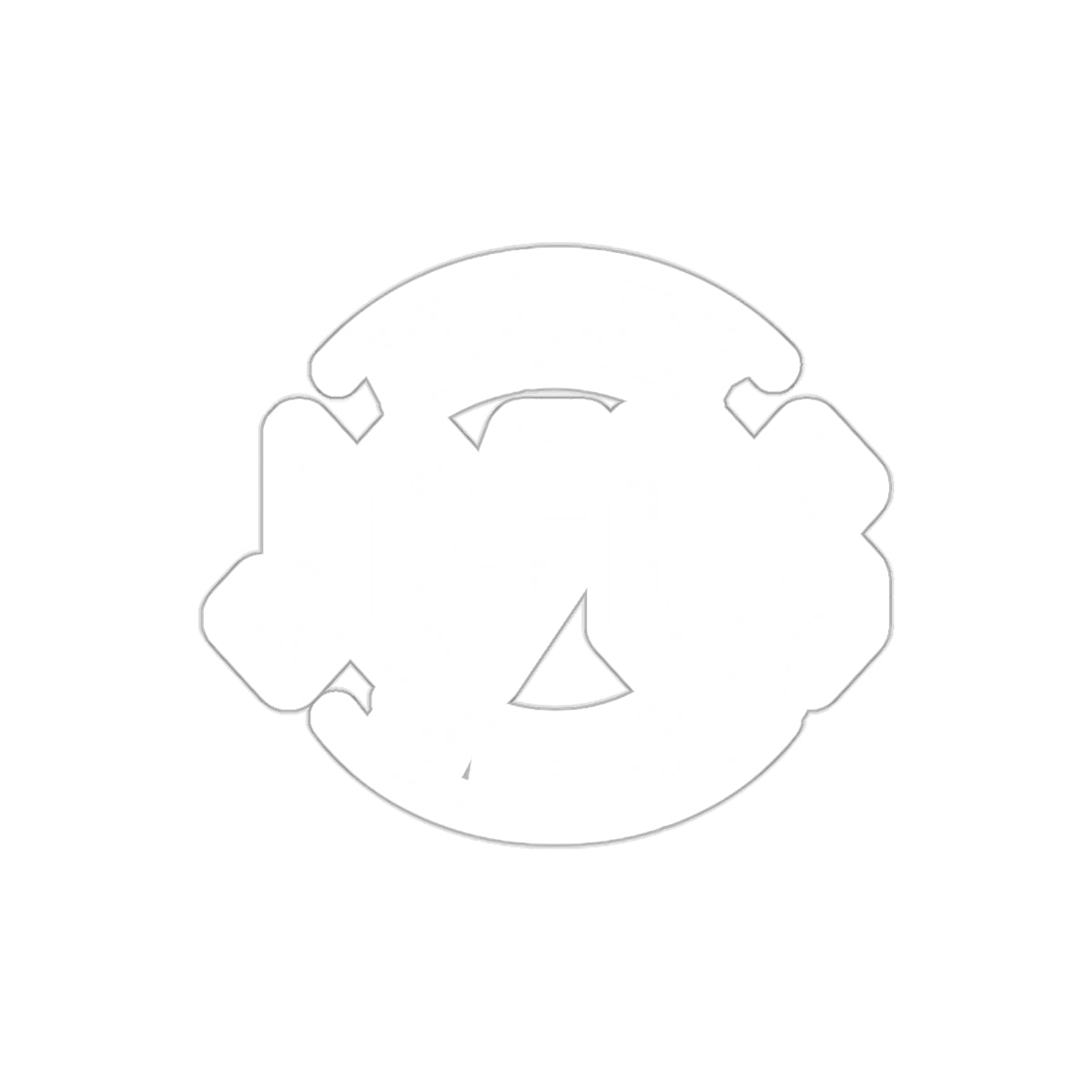 Stylish Designer Cutout Style Insert Accessory