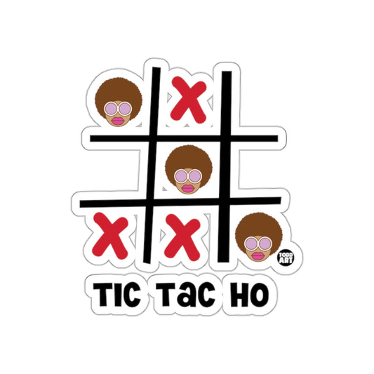 Tic Tac Ho Sticker with Unique Design
