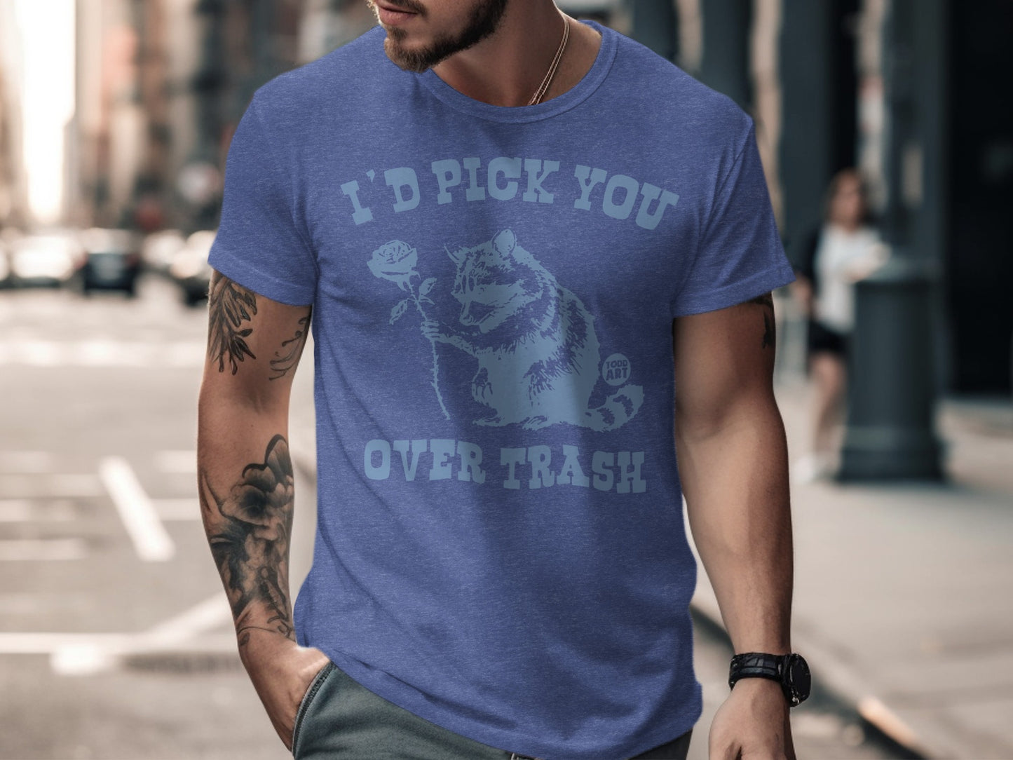 I'd Pick You Over Trash Graphic T-Shirt