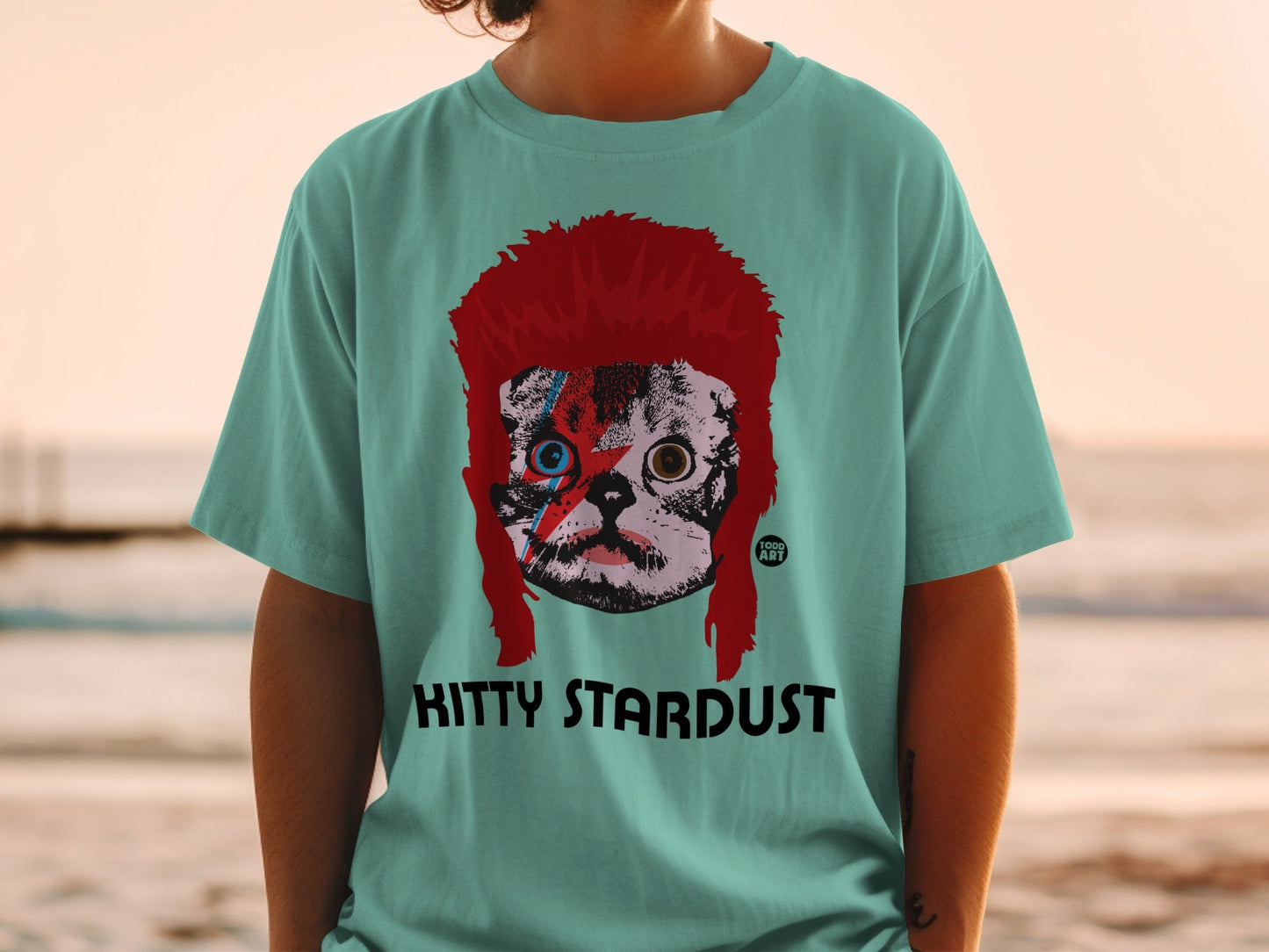 Kitty Stardust Graphic Print T-Shirt Product