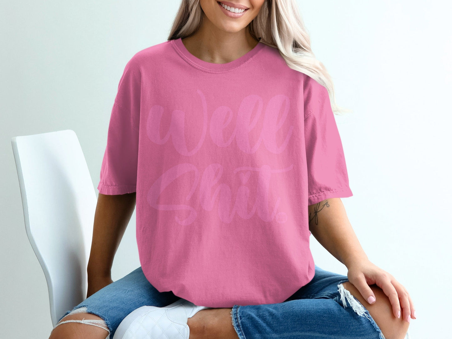 Well Shit Statement Casual Wear T-shirt