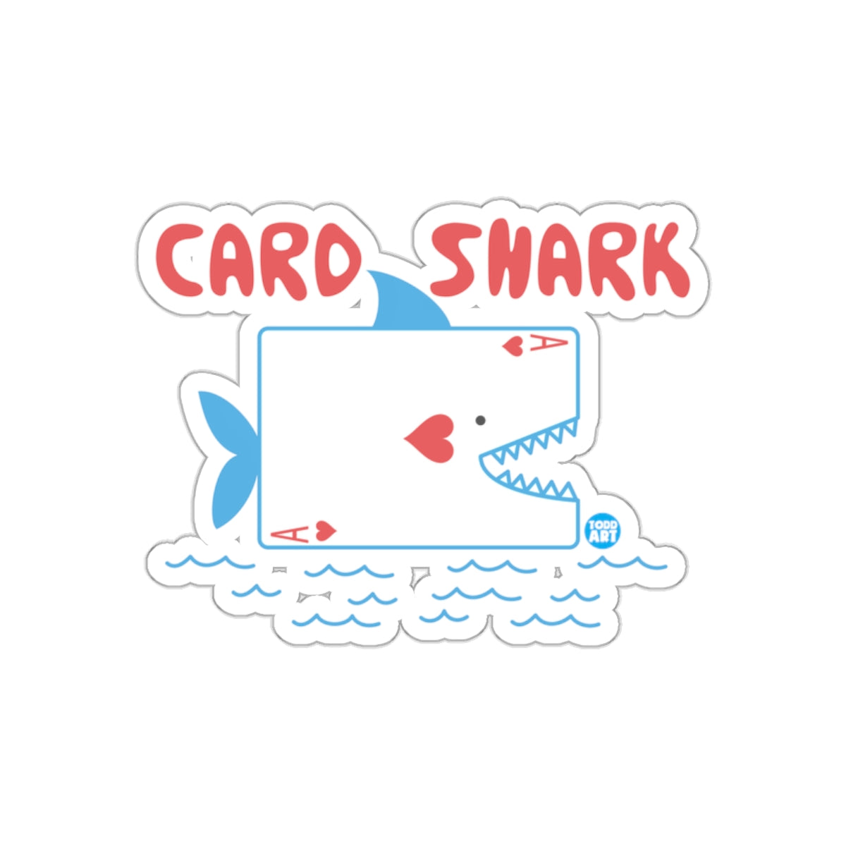 Card Shark Ace of Hearts Graphic Design Product