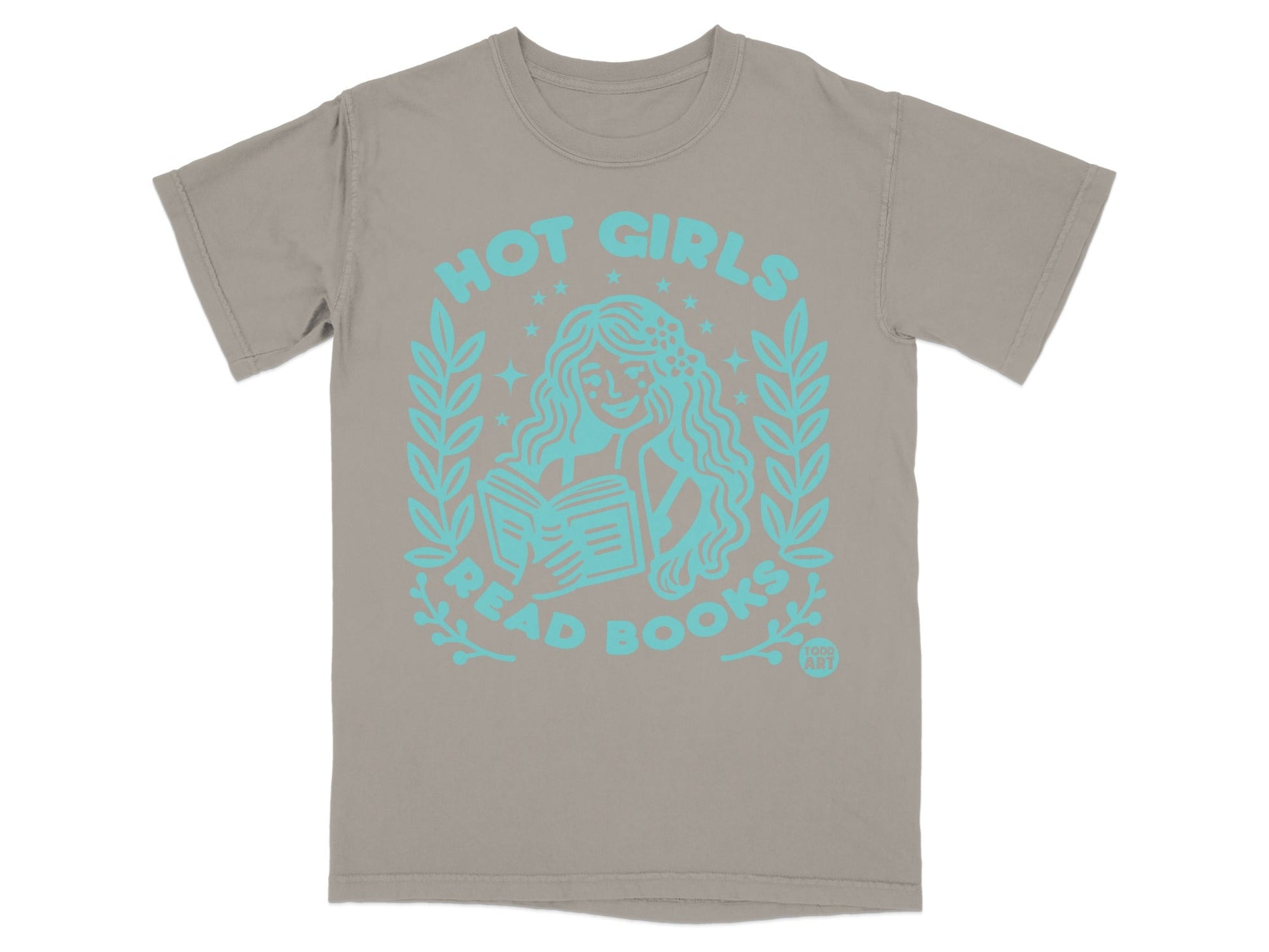 Hot Girls Read Books Graphic Tee Shirt