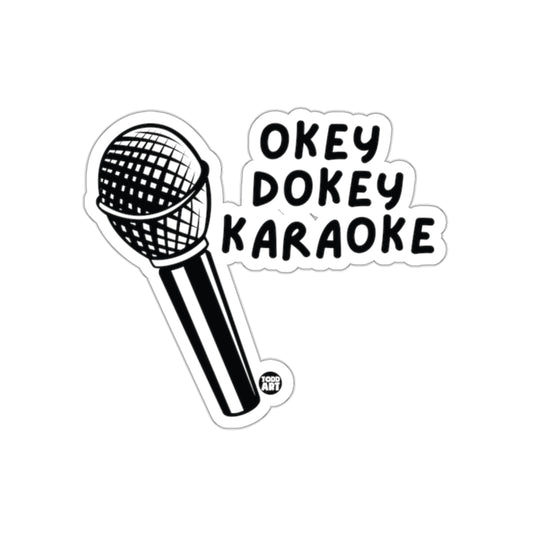 Okey Dokey Karaoke with Microphone Art Stickers