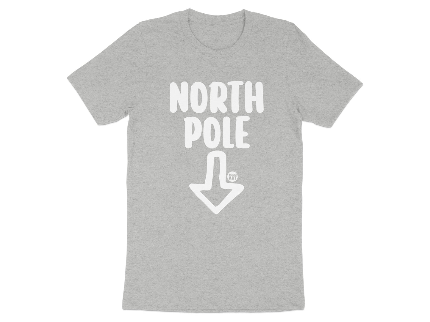 North Pole Graphic Tee Trendy Statement Shirt