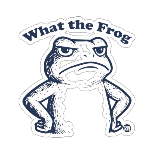 What the Frog Grumpy Amphibian TODD ART product type