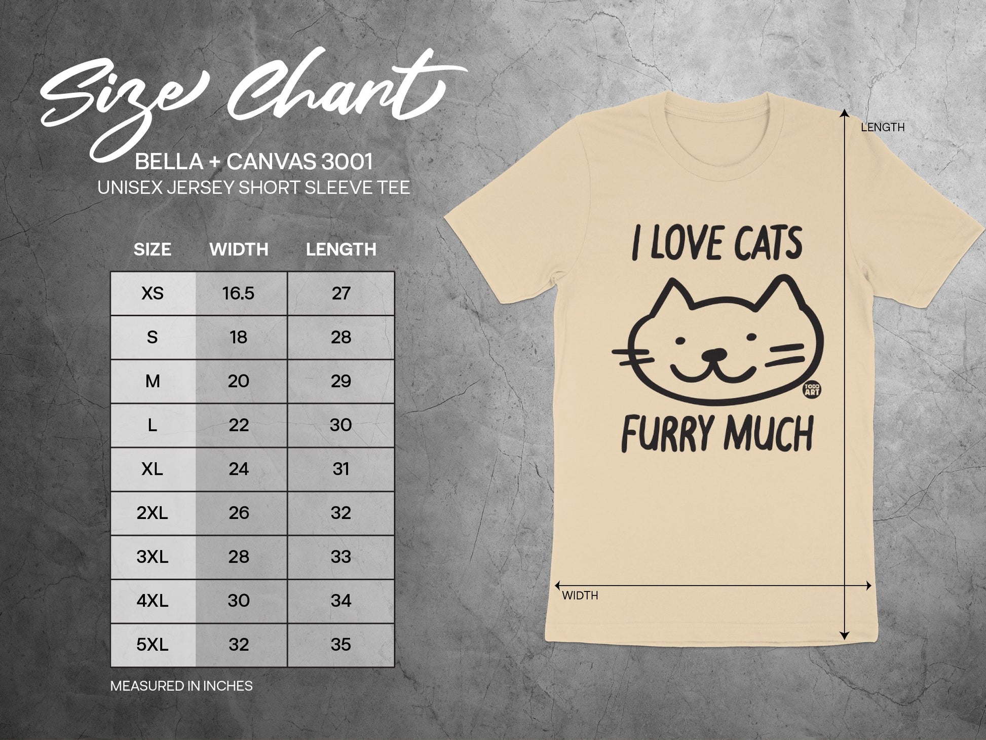 I Love Cats Furry Much Printed Short Sleeve Tee product