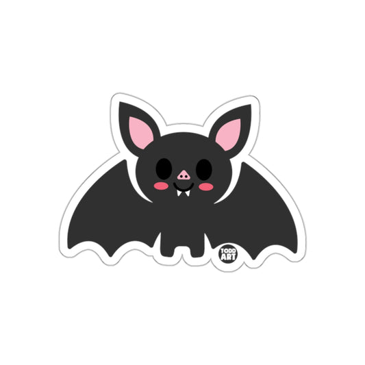 Cute Cartoon Bat with Pink Ears Sticker Product