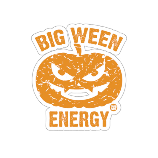 Big Ween Energy Halloween Pumpkin Sticker