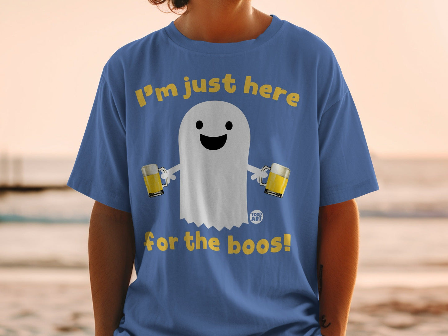 I'm Just Here for The Boos Funny Ghost T-Shirt