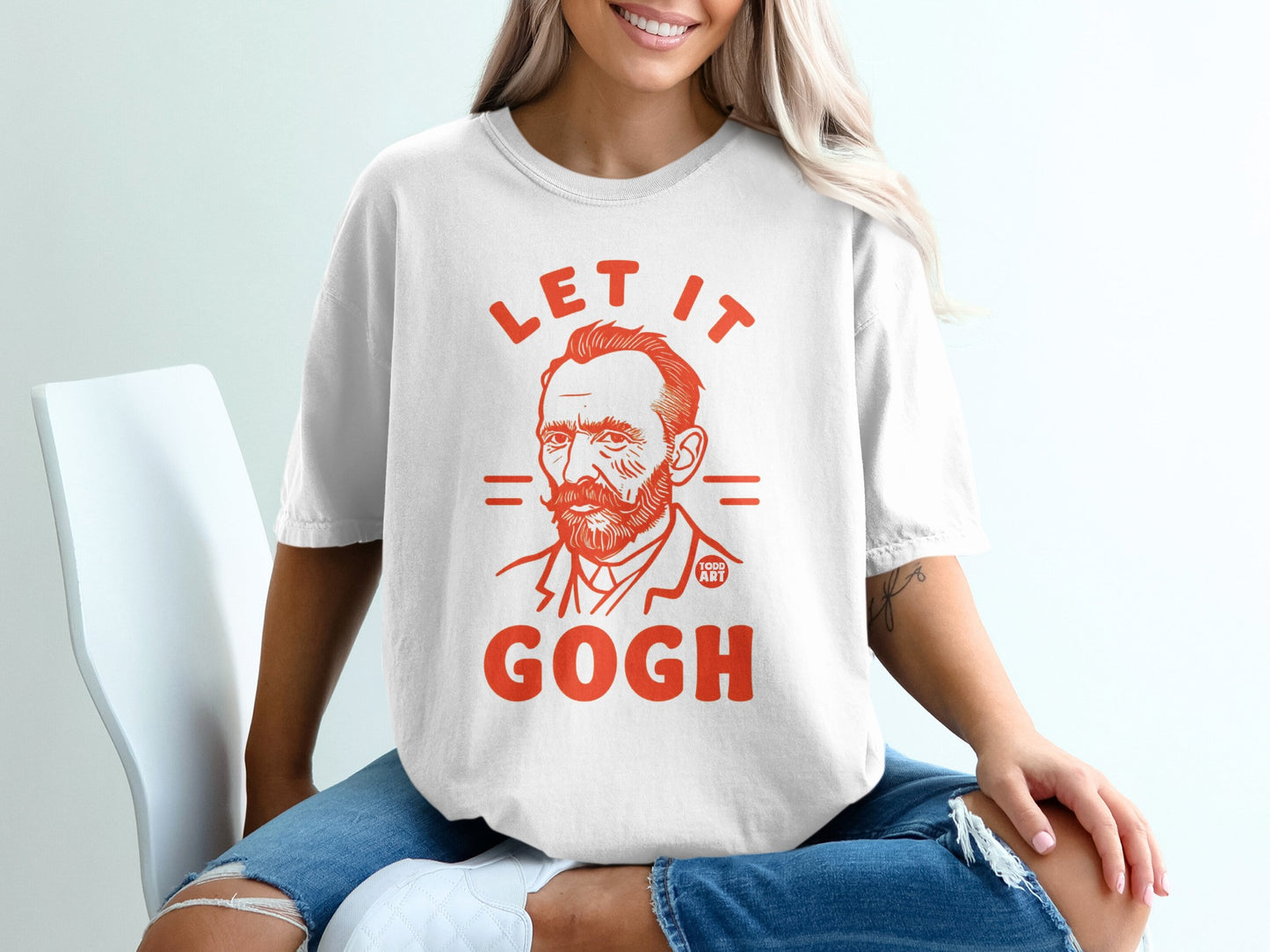 LET IT GOGH Van Gogh artist portrait Todd Art product type