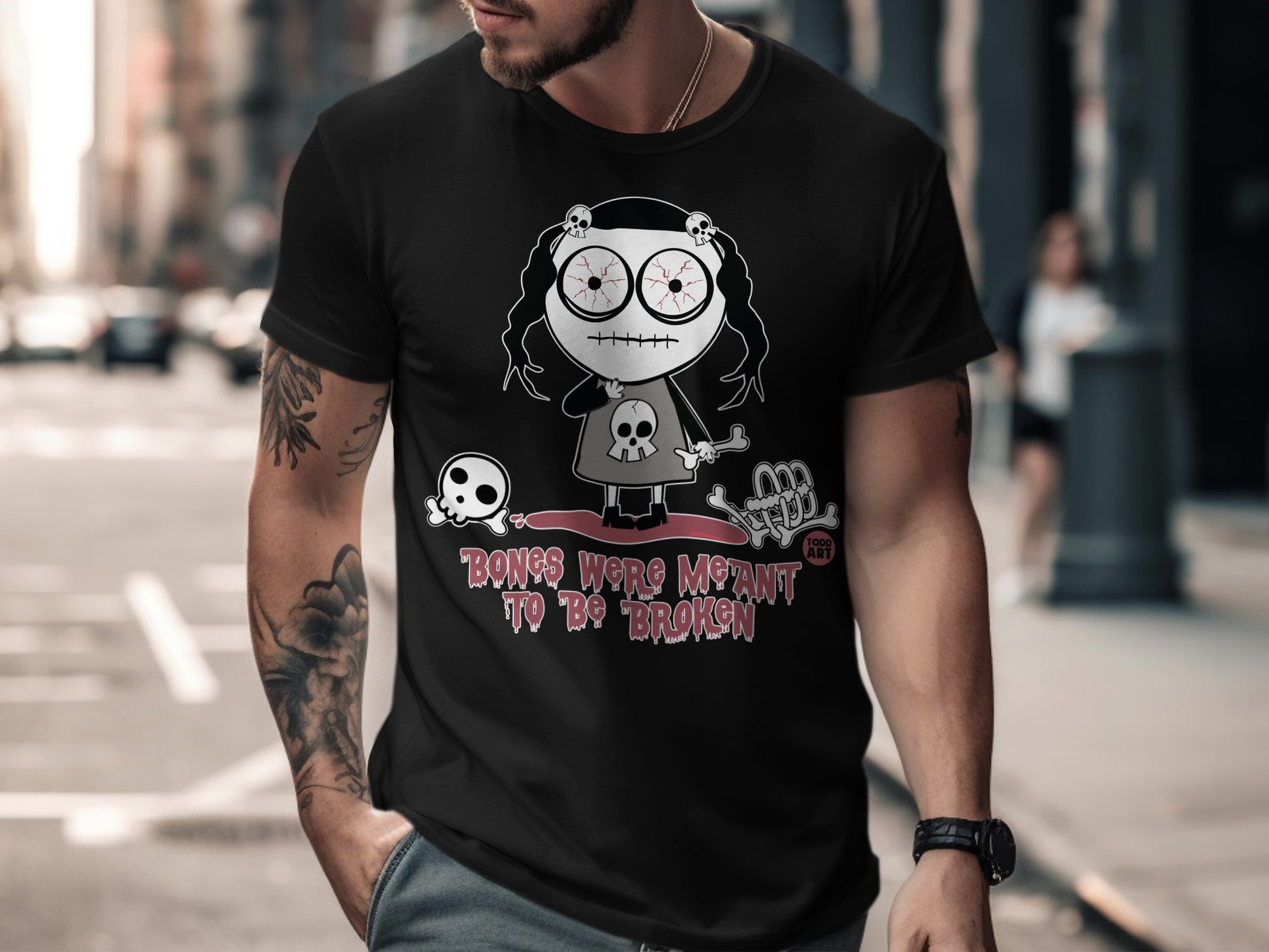 Bones Were Meant To Be Broken Graphic Tee