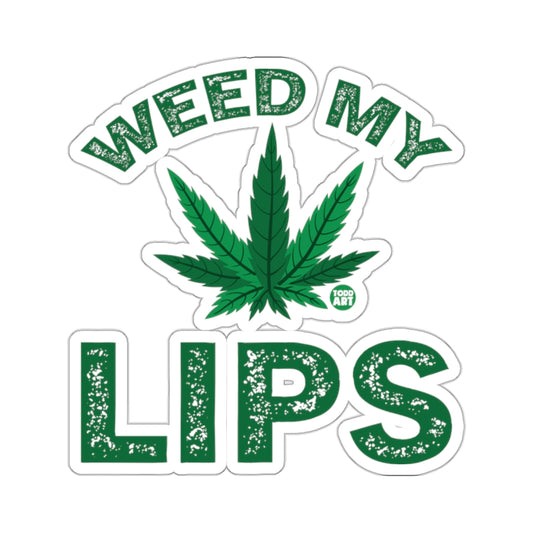 WEED MY LIPS Green Cannabis Leaf Design product type