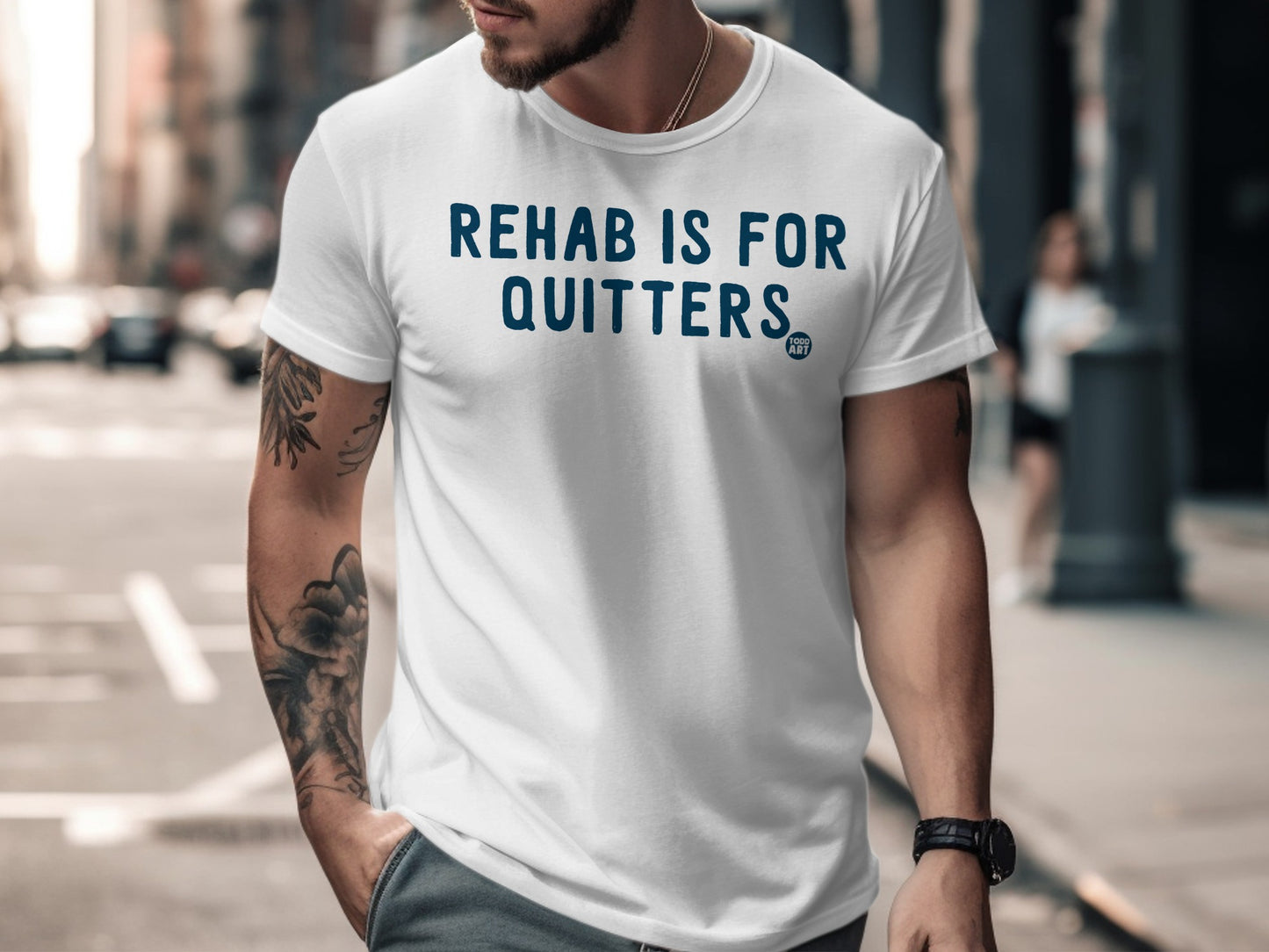 Rehab Is For Quitters Statement T-shirt Product