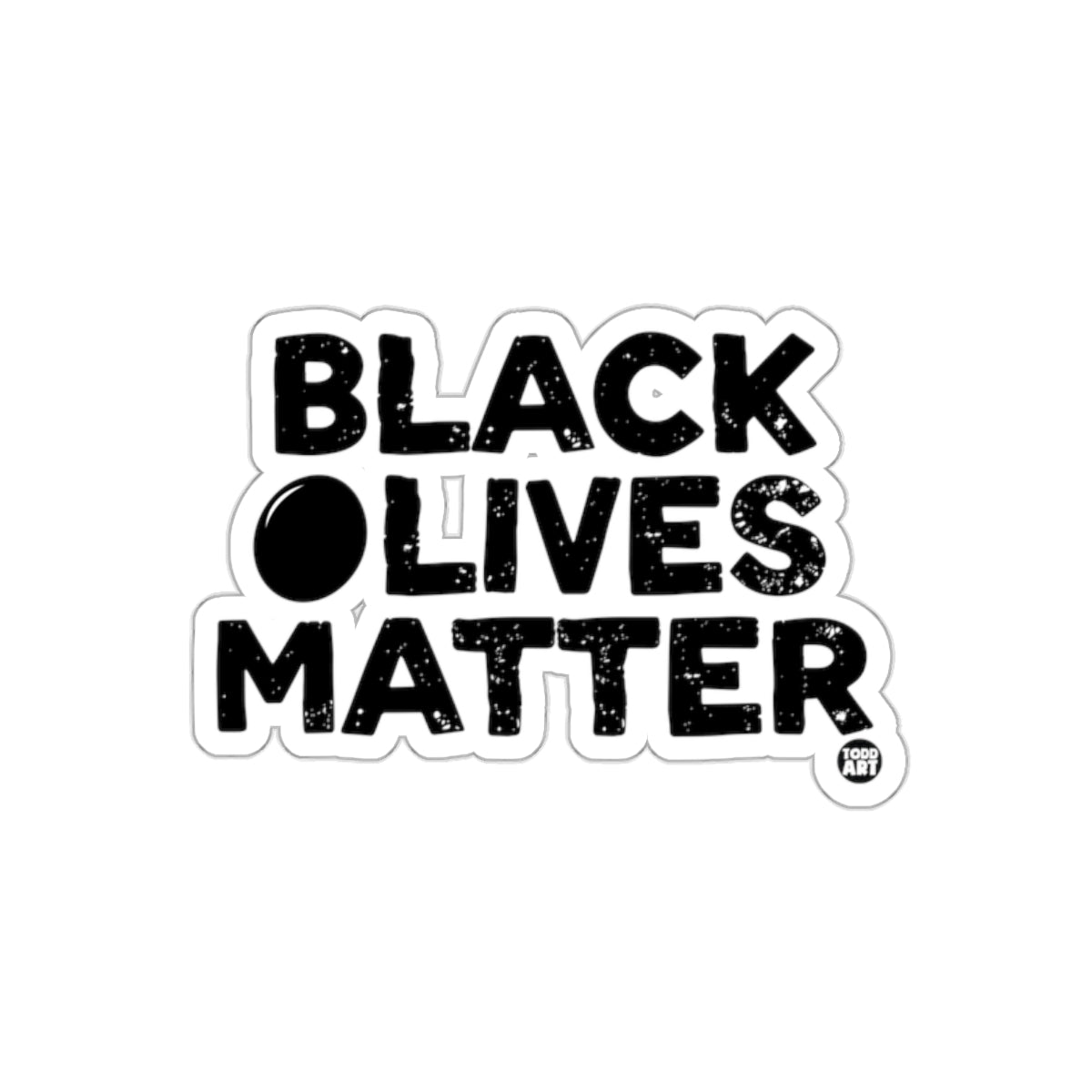 Black Olives Matter Sticker for Fun and Awareness