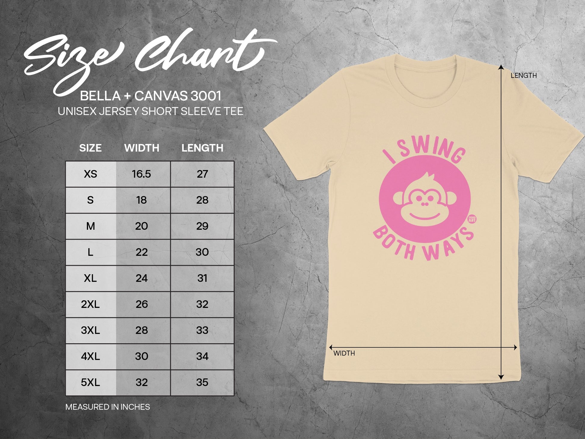 I Swing Both Ways Graphic Unisex Jersey Short Sleeve product