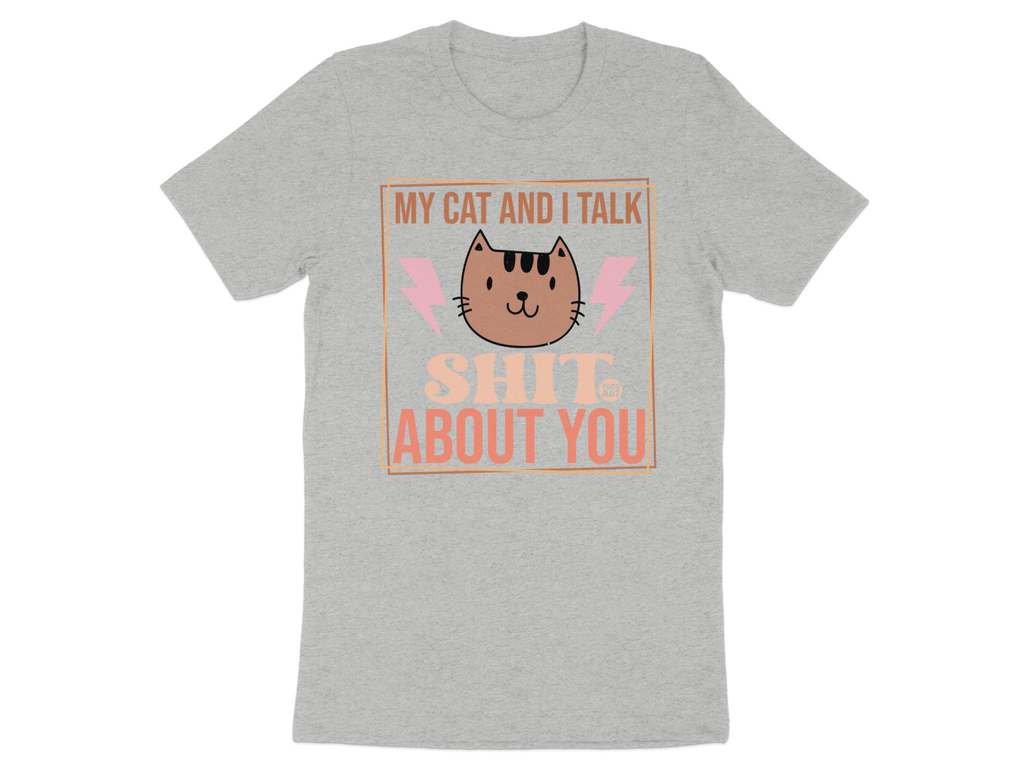 My Cat and I Talk Funny Graphic T-shirt product