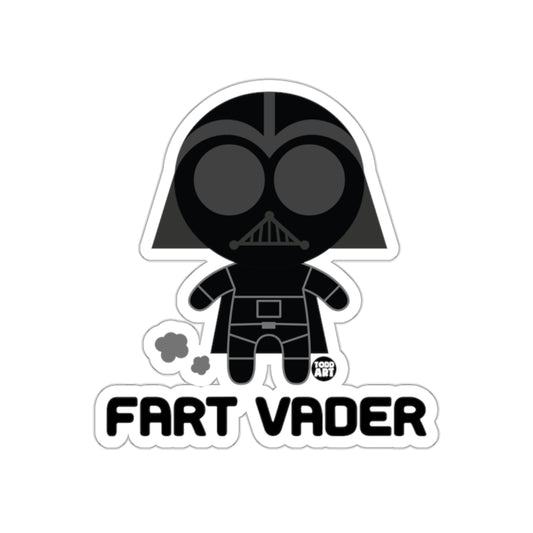 Funny Fart Vader Character Sticker for Fans and Kids