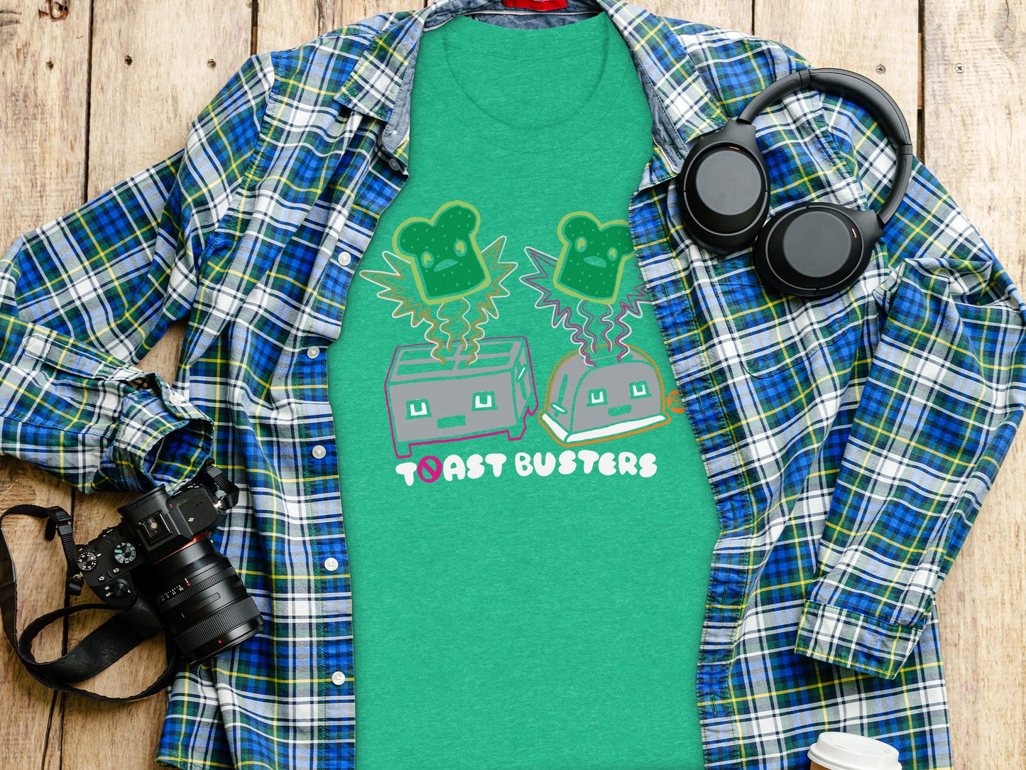 Toast Busters Graphic Tee for Fun and Unique Style