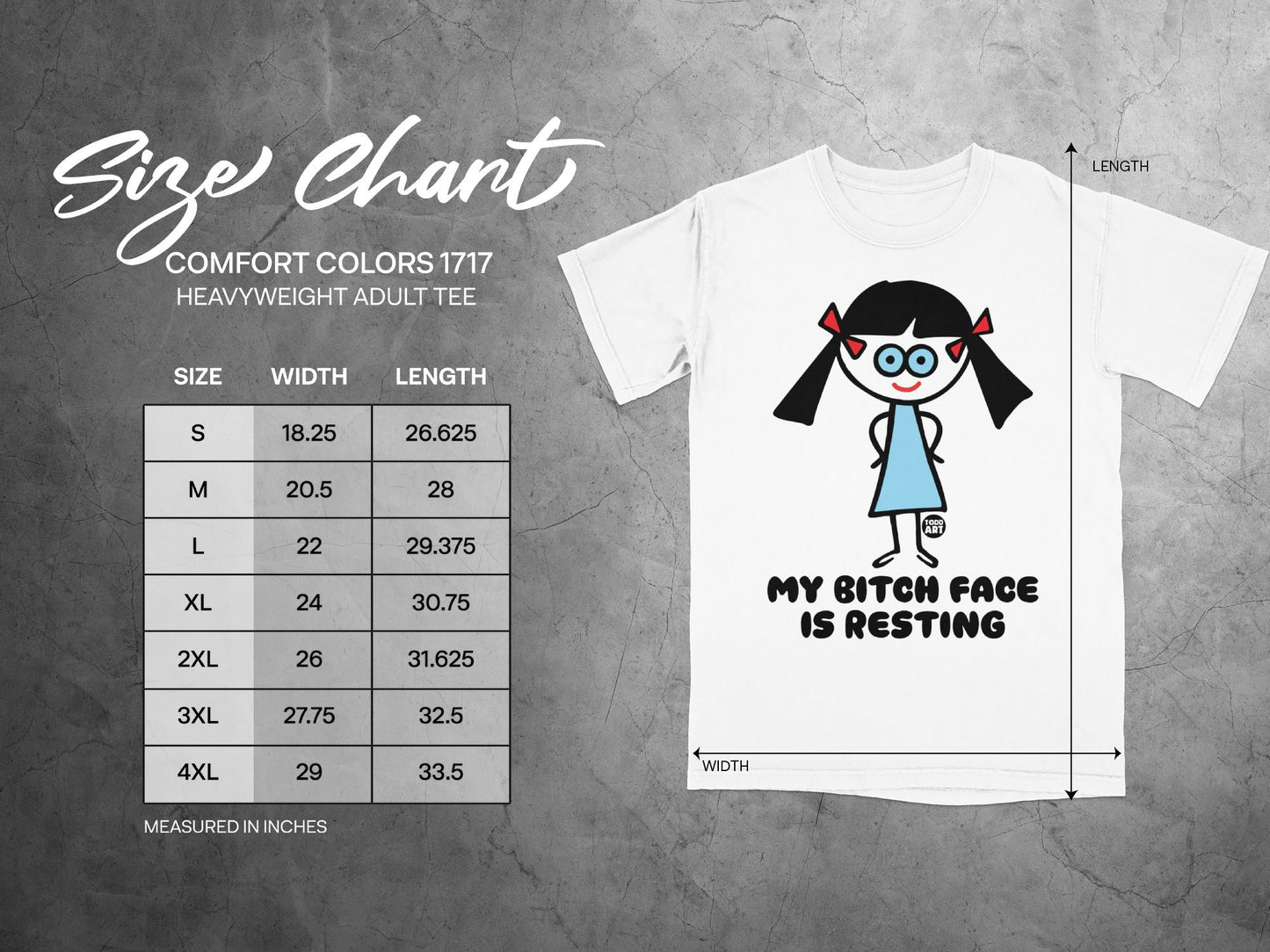 My Bitch Face Is Resting Graphic Tee Shirt