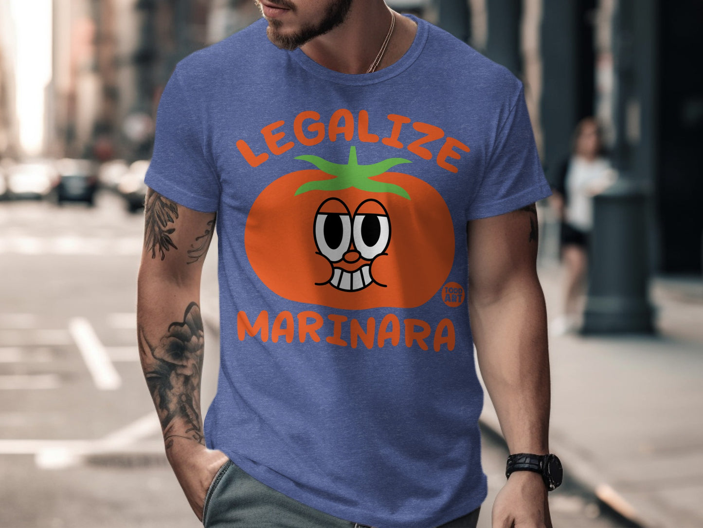 Legalize Marinara Funny Tomato Graphic Shirt