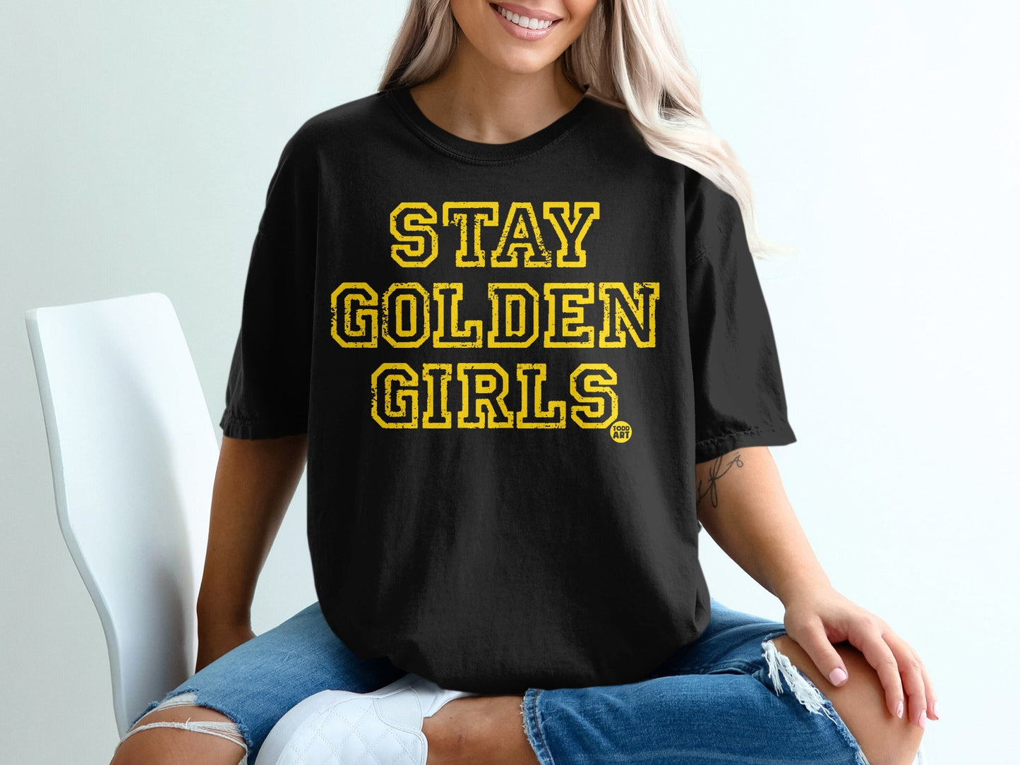 Stay Golden Girls Graphic T-Shirt for Women Casual Wear