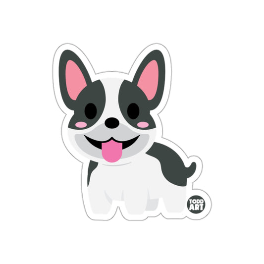 Cute French Bulldog Sticker by Todd Art product