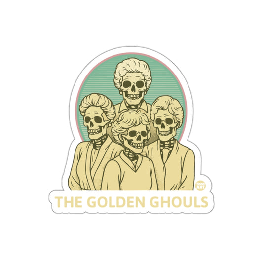 The Golden Ghouls Group Artistic Design Funny Stickers