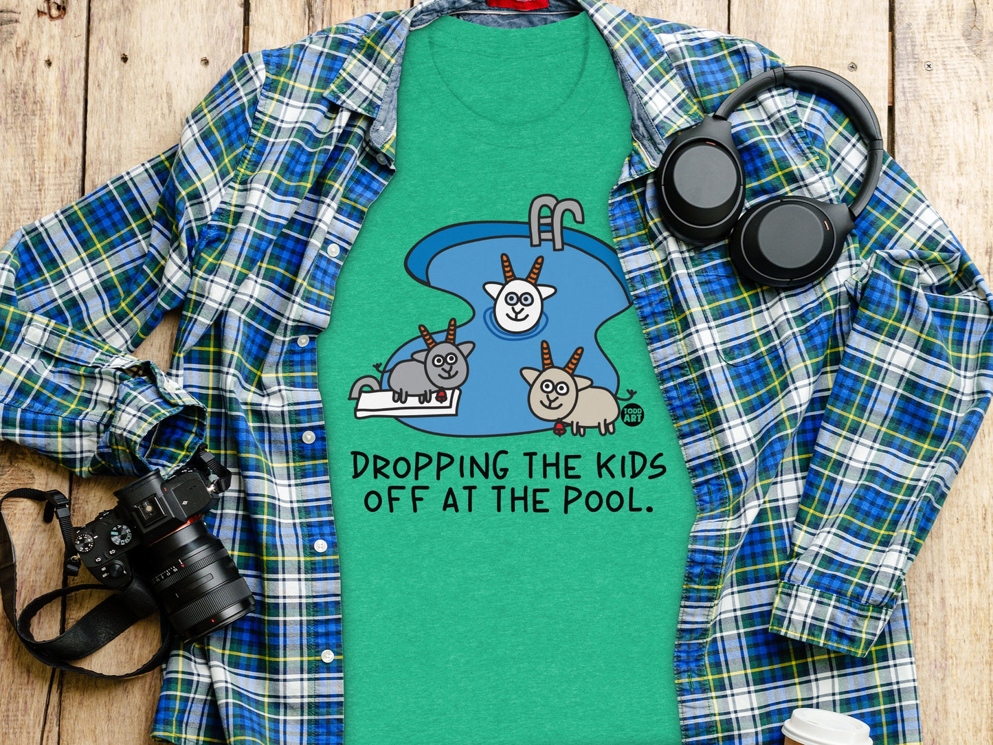 Dropping the kids off at the pool shirt product