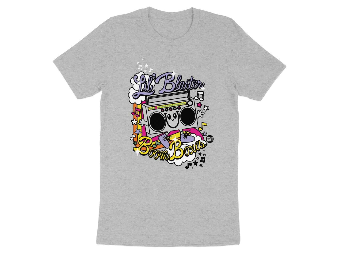 Lil' Blaster Boom Box Graphic Design T-Shirt