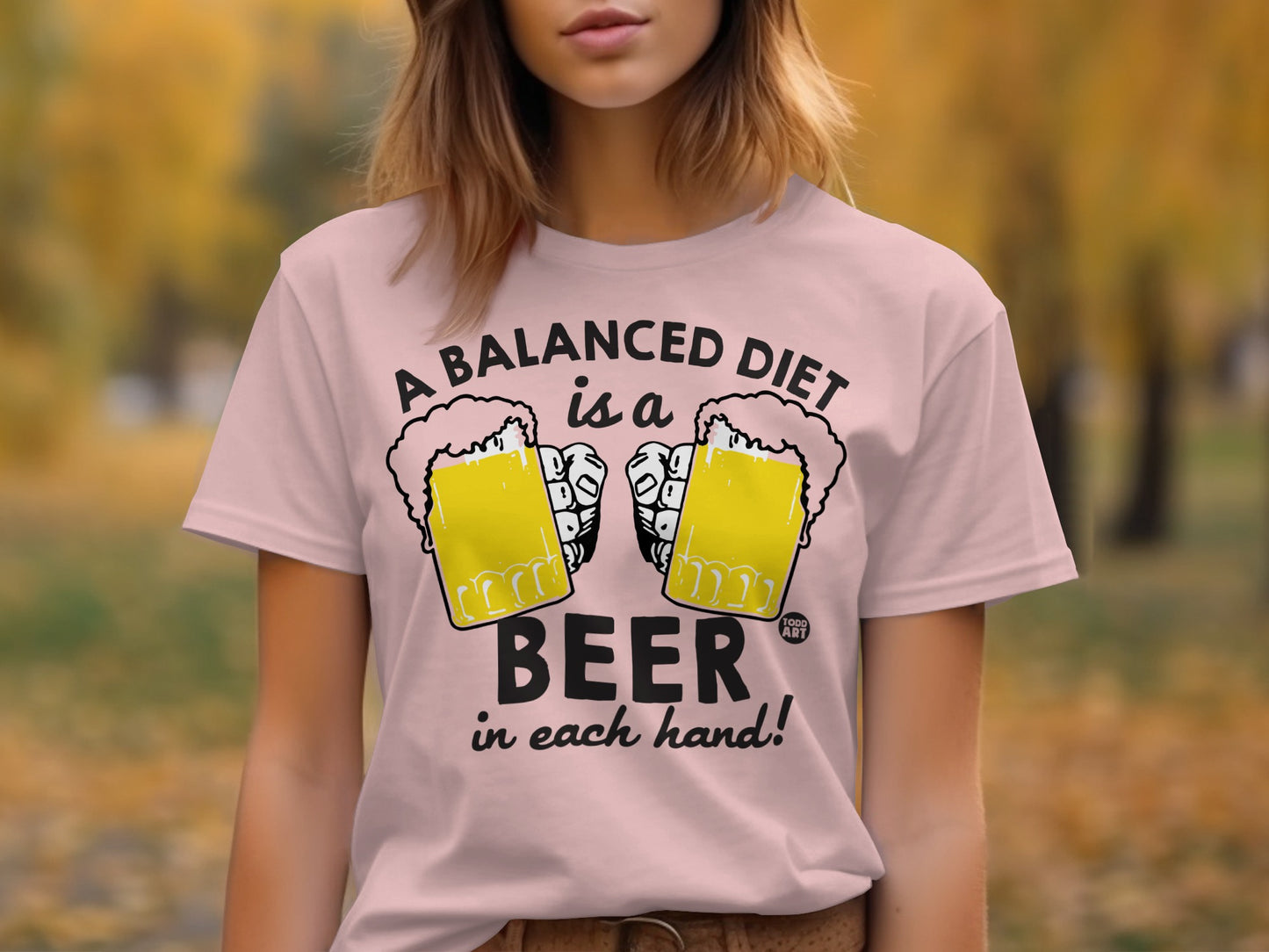 A Balanced Diet Is A Beer In Each Hand Shirt product type