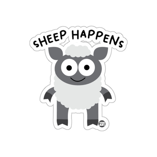 Funny Sheep Happens Design Sticker Product