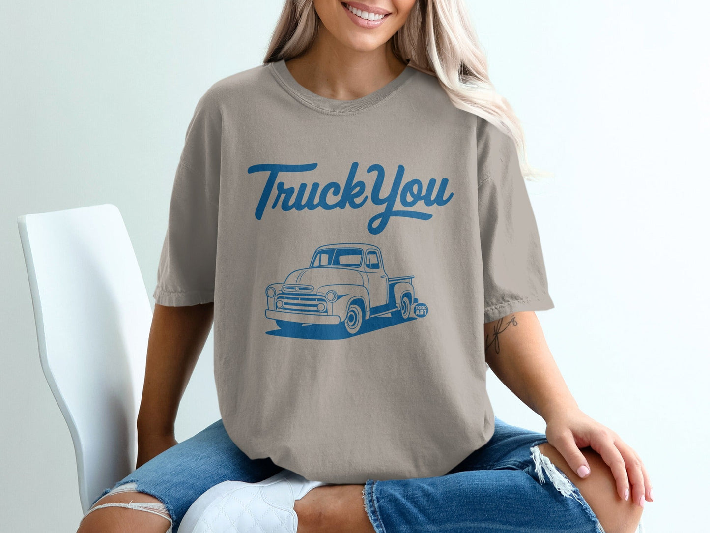 TruckYou Vintage Retro Graphic Tee Shirt
