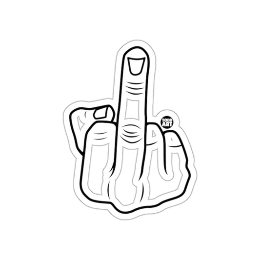 Todd Art Middle Finger Sticker Product